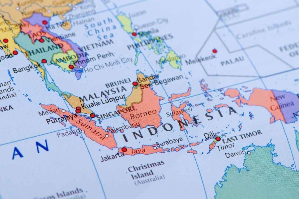 mappa indonesia