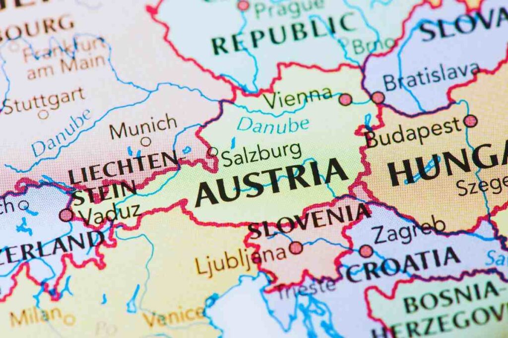 mappa austria