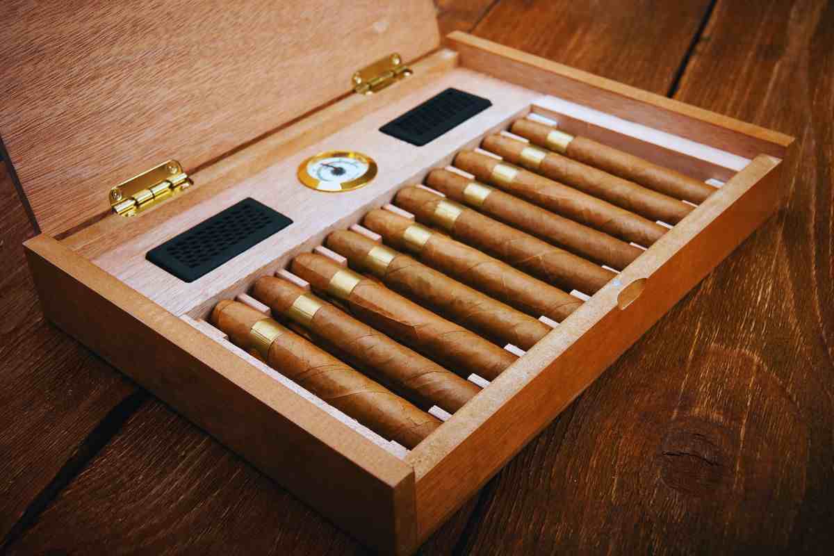 sigari nell'humidor